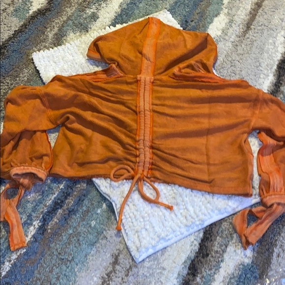 NWT Free People Half Court Sweatshirt M - Picture 6 of 7